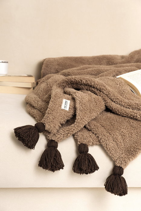 L'essentiel linge de maison Puffy 200 - Camel